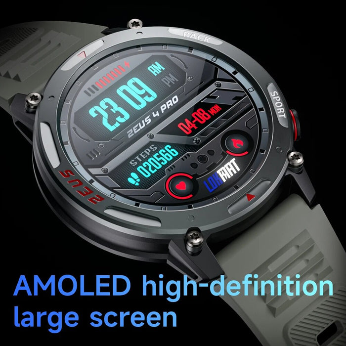 1.43 Amoled Round Screen BT Calls Fitness Tracker Smart Watches