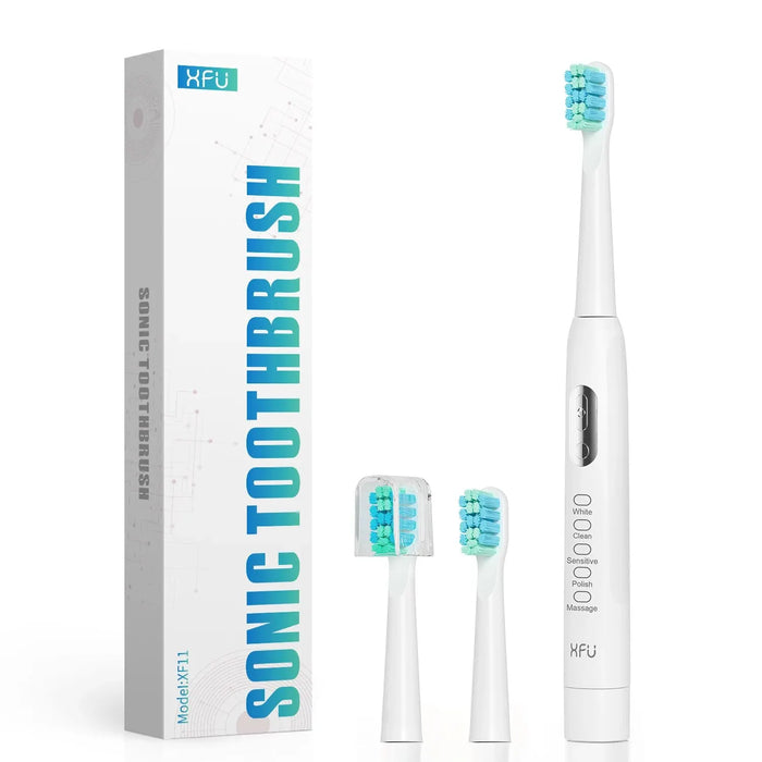 Electric Toothbrush for Couples 5 Modes Soft Bristles 40000 Vpm Smart Timer Family Oral Care