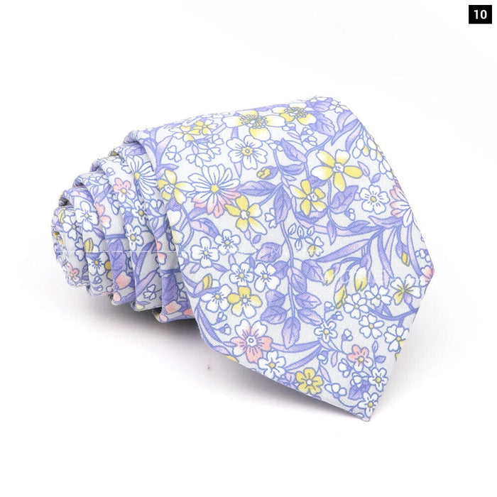 Stunning 42 Colour Floral Tie For Weddings Business And Daily Wear