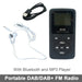 Portable Dab/dab Fm Radio With Bluetooth And Lcd Display