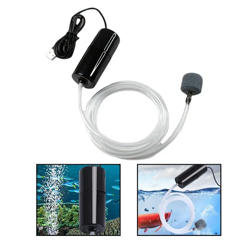 Portable Mini Usb Fish Tank Oxygen Pump Silent Small