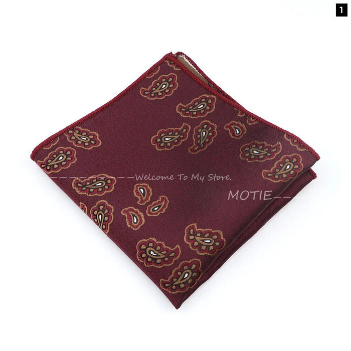 Paisley Pocket Square For Men Weddings Daily Wear And Gifts