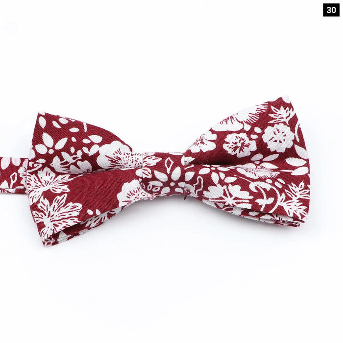 Colourful Floral Bow Ties Fashionable And Fun For Kids