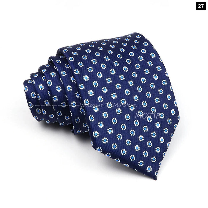 Blue Paisley Necktie For Weddings And Daily Wear