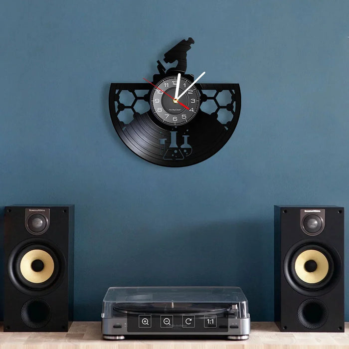 Chemistry Vinyl Record Wall Clock