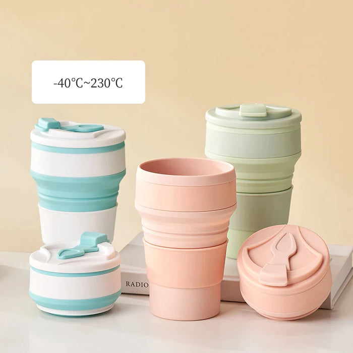 Portable Silicone Folding Cup For Travel