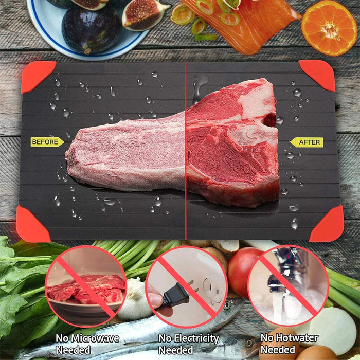 Fast Defrosting Thawing Plate With Groove Design For Frozen Meat