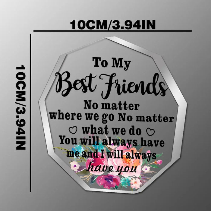 Desktop Decoration Acrylic Good Friends Gift