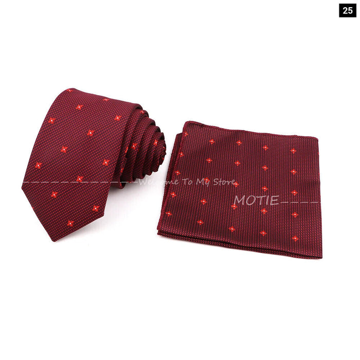 Top Quality 6Cm Bowtie Set Red Pink For Weddings And Parties