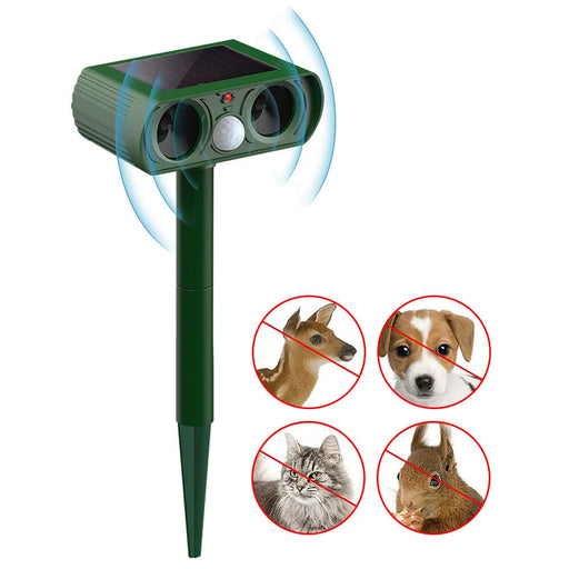 Ultrasonic Solar Animal Repeller For Garden Pest Control