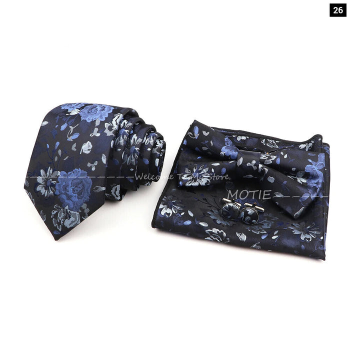 Classic Plant Tie Set For Weddings And Daily Wear