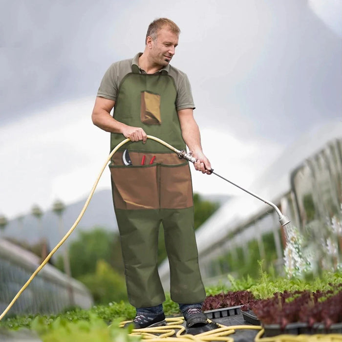 Oxford Fabric Adjustable Garden Trimming Apron With Pockets For Men Women