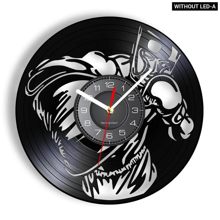 Boxing Gym Vinyl Record Wall Clock