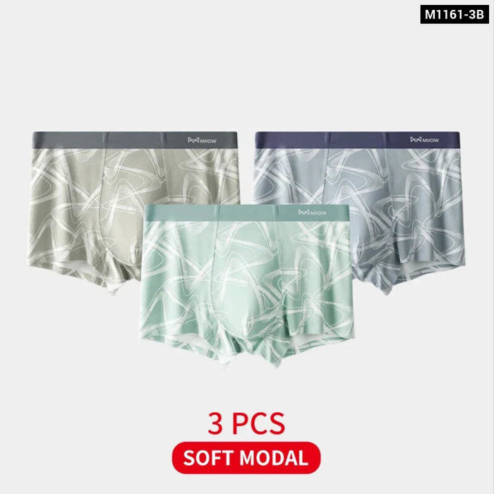 Silky Modal Mens Boxer Set