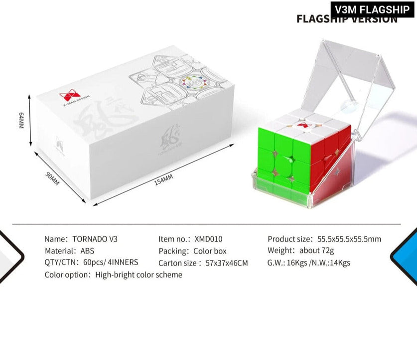 Qiyi X Man Tornado V3M Magnetic Speed Cube