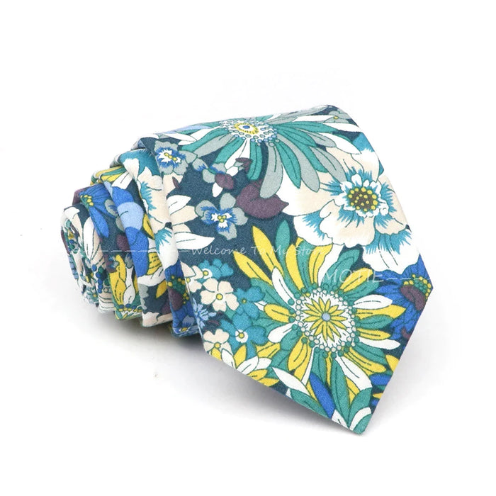 Stunning 42 Colour Floral Tie For Weddings Business And Daily Wear