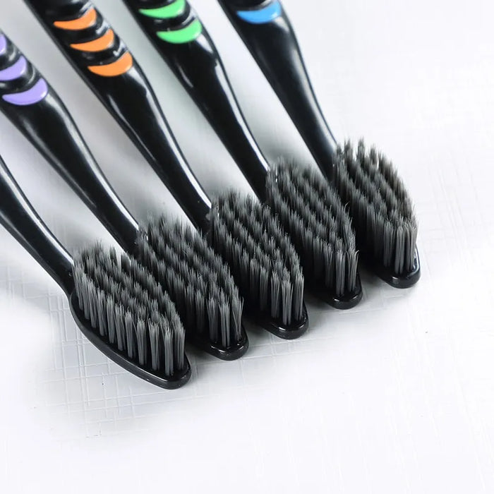 Bamboo Charcoal Toothbrush For Adults