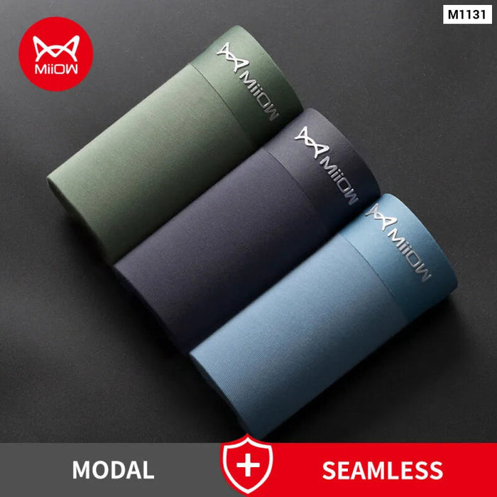 Pack Of 3 Modal Mens Boxers Breathable And Antibacterial