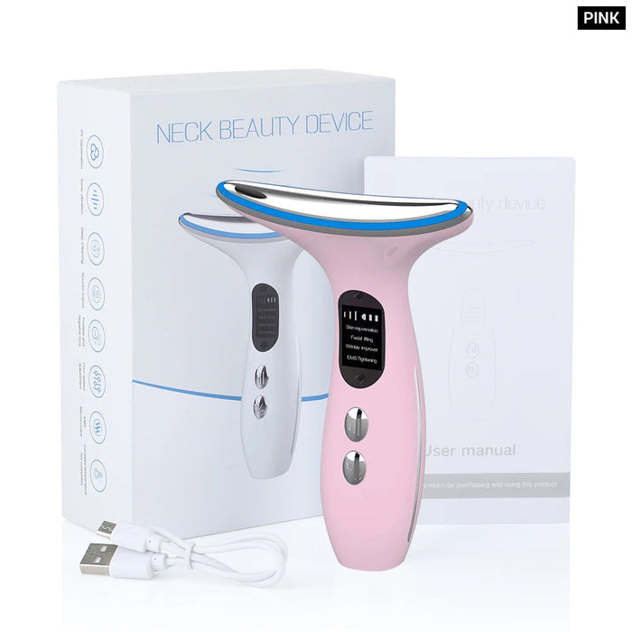 Led Pon Therapy Neck Lifting Device For Wrinkle Removal