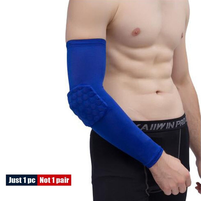 1 Pc Breathable Arm Sleeve Protector Elbow Pad For Football Basketball