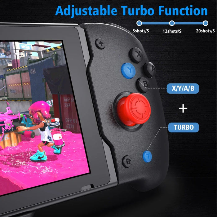 Upgraded Nintendo Switch Controller Fast Charge Dual Motor Vibration 6 Axis Gyro Storage Bag