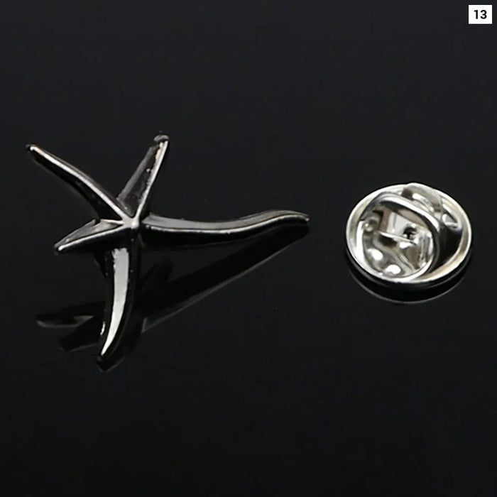 Shine Bright With Our Novelty Crown Star Lapel Pin For Suits Dresses