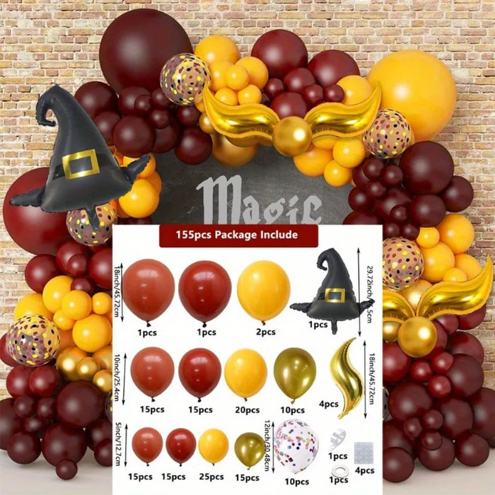 155Pcs Balloon Garland Arch Set Wedding Birthday Party Anniversary Graduation Indoor And Outdoor Decoration Home Decoration