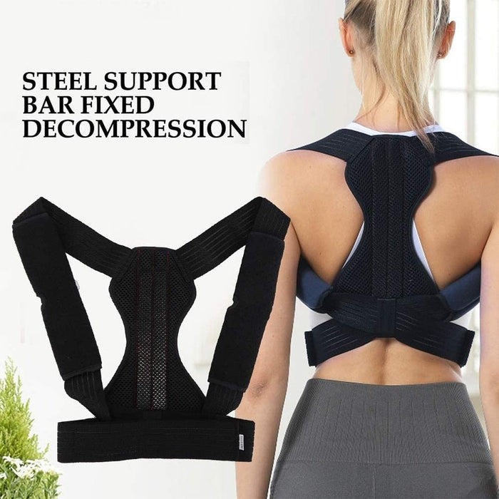 Adjustable Breathable Upper Back Straightener For Pain Relief