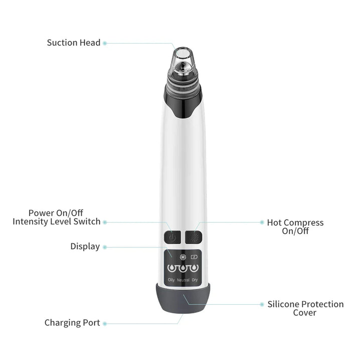 Usb Rechargeable Blackhead Remover With Compress