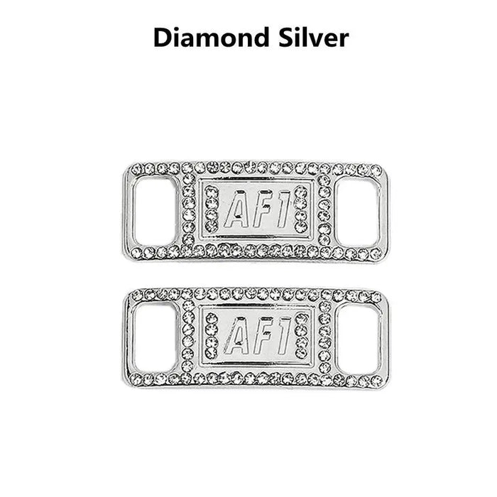 Af1 Diamond Charms Buckle Quality Metal Shoe Laces