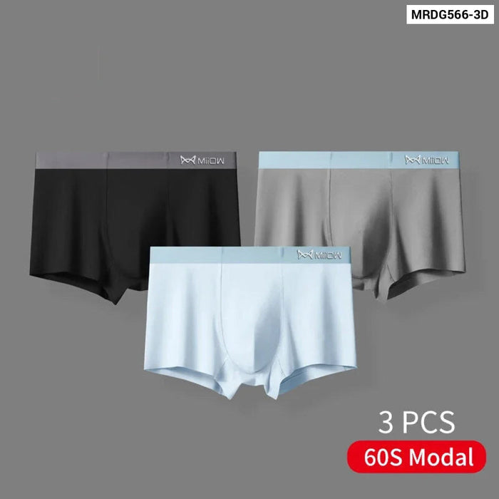 Soft Breathable Mens Boxer Briefs Set