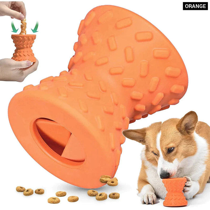 Treat Dispensing Dog Toy Durable Rubber