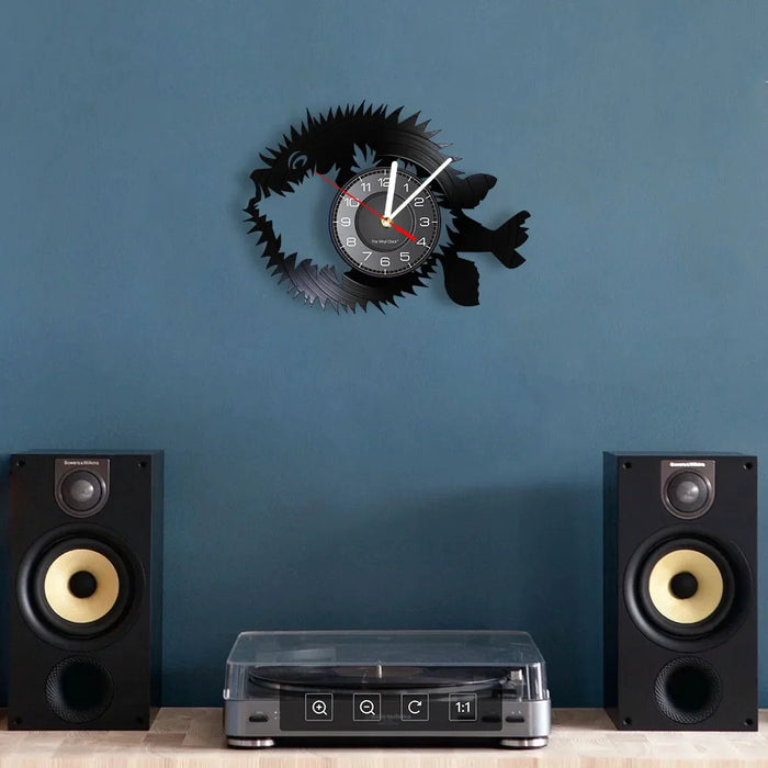 Under The Sea Vinyl Lp Wall Clock