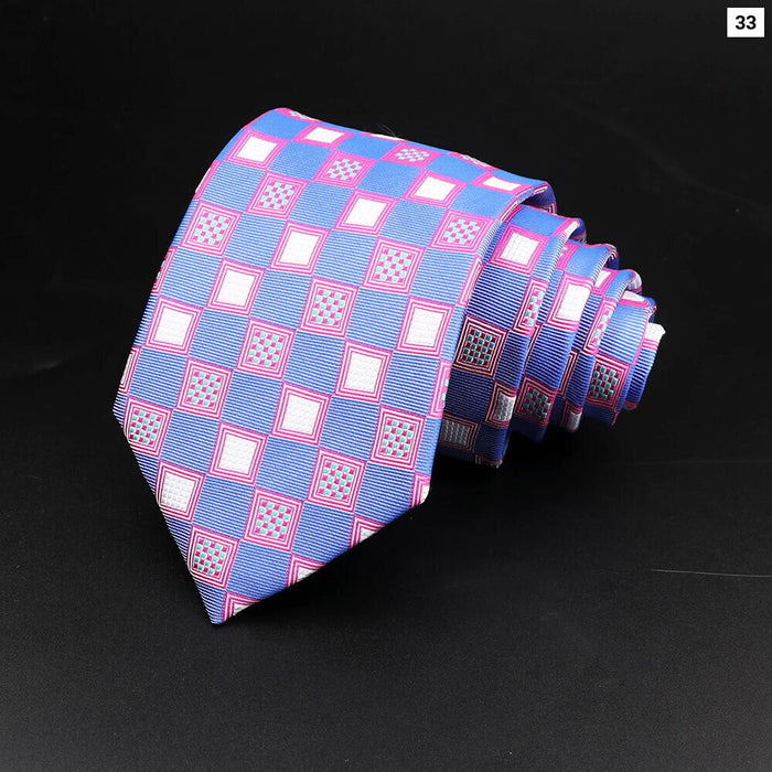 Polyester Necktie For Men For Business Meetings Formal Events And Daily Wear