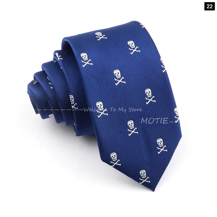 Blue Whale Pattern Tie For Weddings And Daily Wear