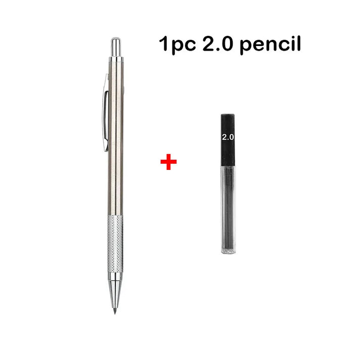 Full Metal Mechanical Pencil Set 0.3 To 2.0Mm Art