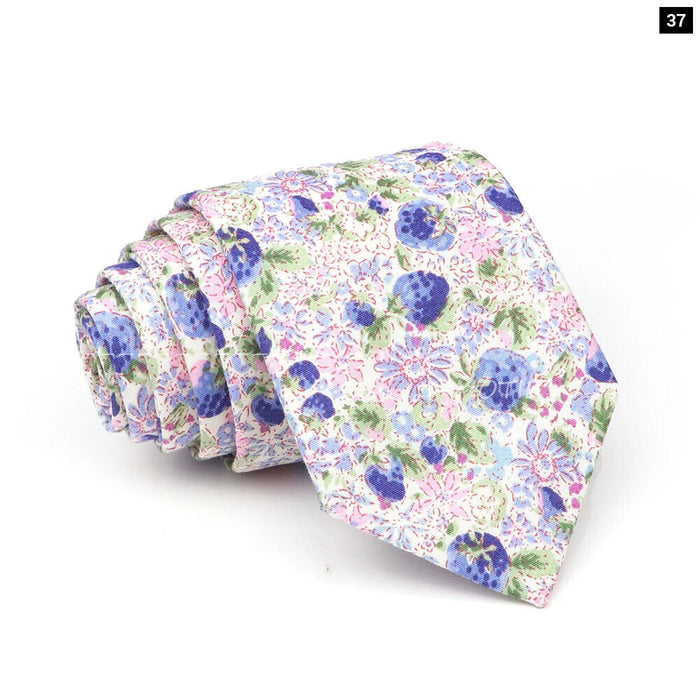 Stunning 42 Colour Floral Tie For Weddings Business And Daily Wear