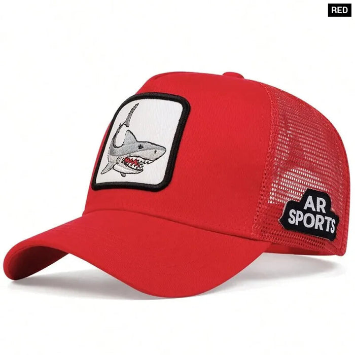 Adjustable Shark Embroidered Baseball Cap / Hat