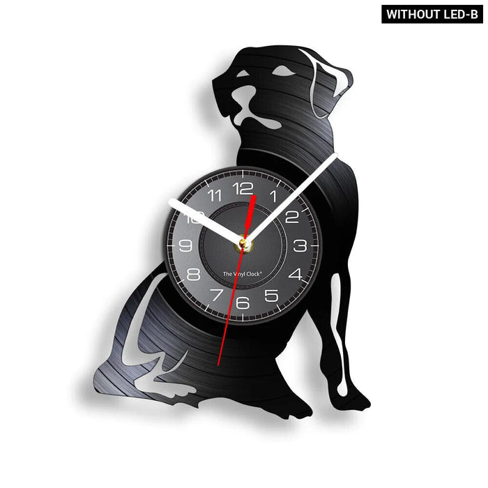 Labrador Retriever Vinyl Record Wall Clock