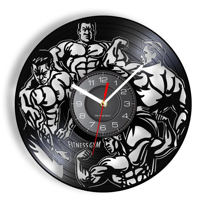 Silent Fitness Gym Wall Clock