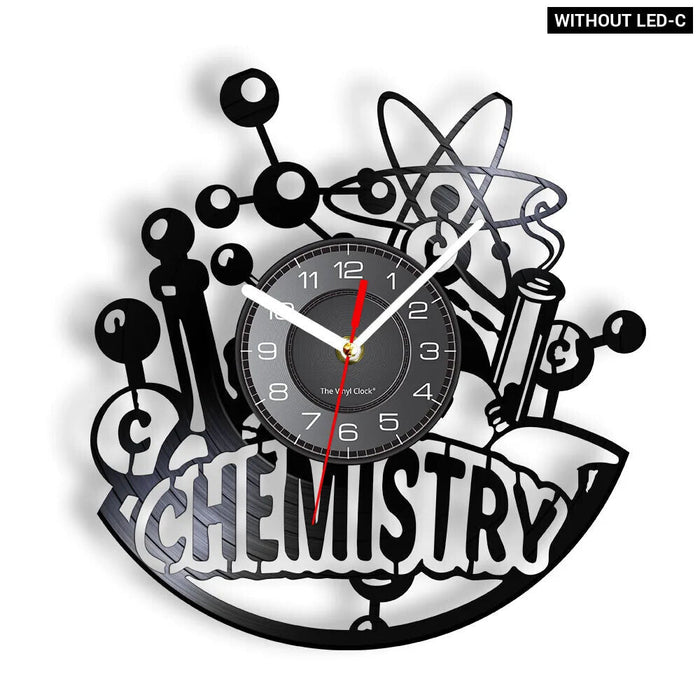 Physics Vinyl Record Wall Clock