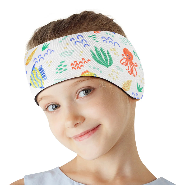 Swimming Headband for Kids Adults Children Neoprene Cute Swimmers Waterproof Ear Hair Band for men women