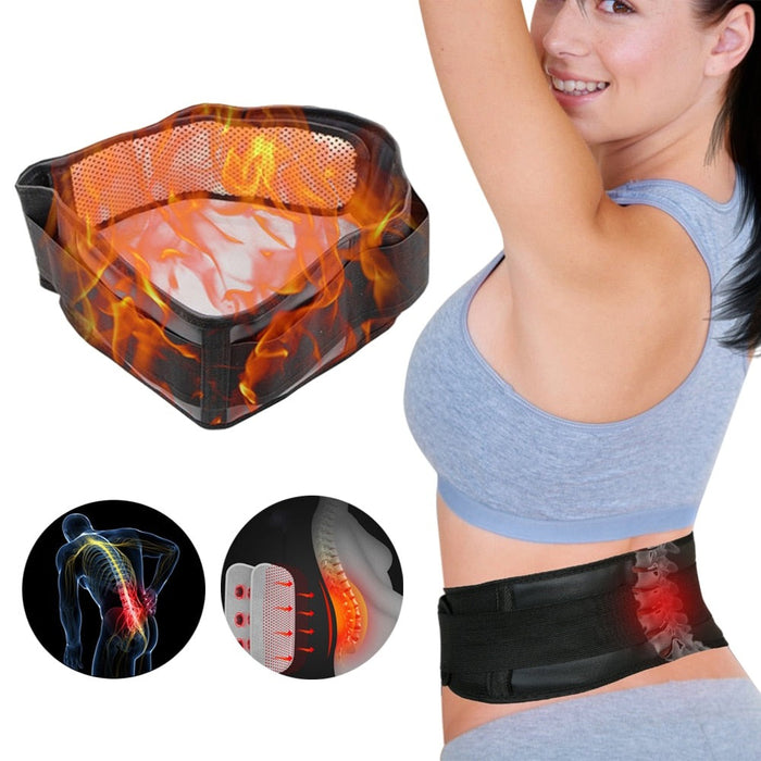 Adjustable Self Heating Magnetic Therapy Lumbar Brace Belt For Working