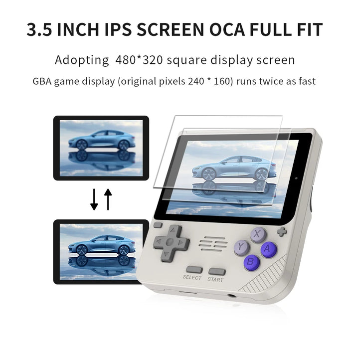 V10 Handheld Game Console 3.5 Ips Oca Full Screen Retro Opendinglinux