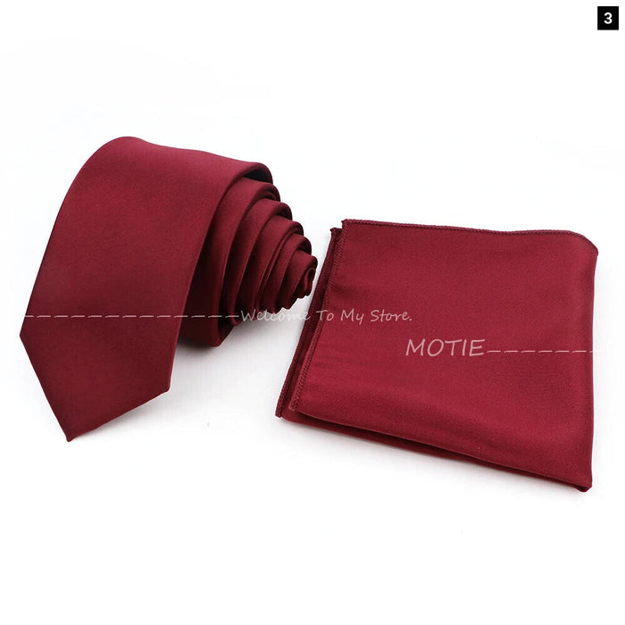 Colourful Bowtie Set Polyester For Mens Business And Wedding