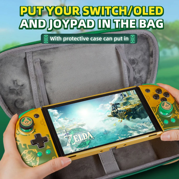 Golden-Green Elite Joypad Bag For Elite Plus Joypad And Neptune Mechanical Joypad