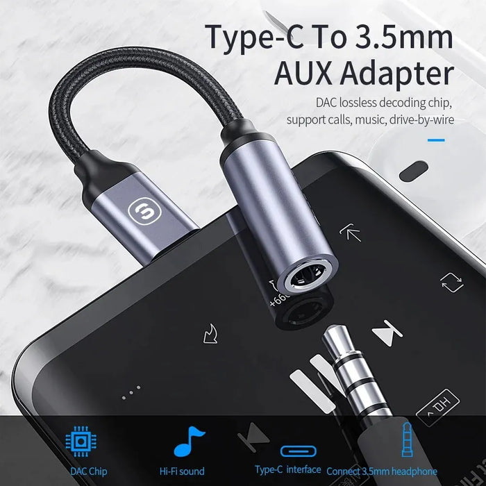 Essager Usb C To 3.5Mm Headphone Adapter