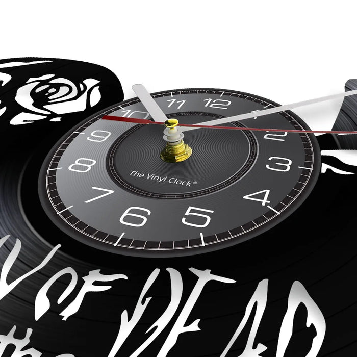 Day Of The Dead Vinyl Record Wall Clock