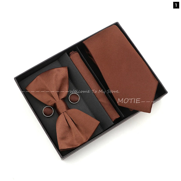 Mens Tie Set For Weddings And Parties