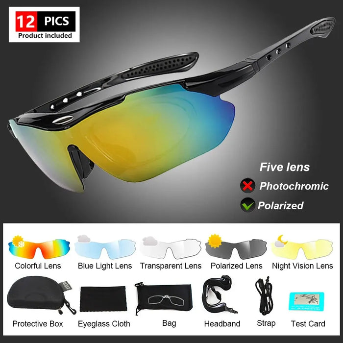 Uv400 Polarized Cycling Glasses